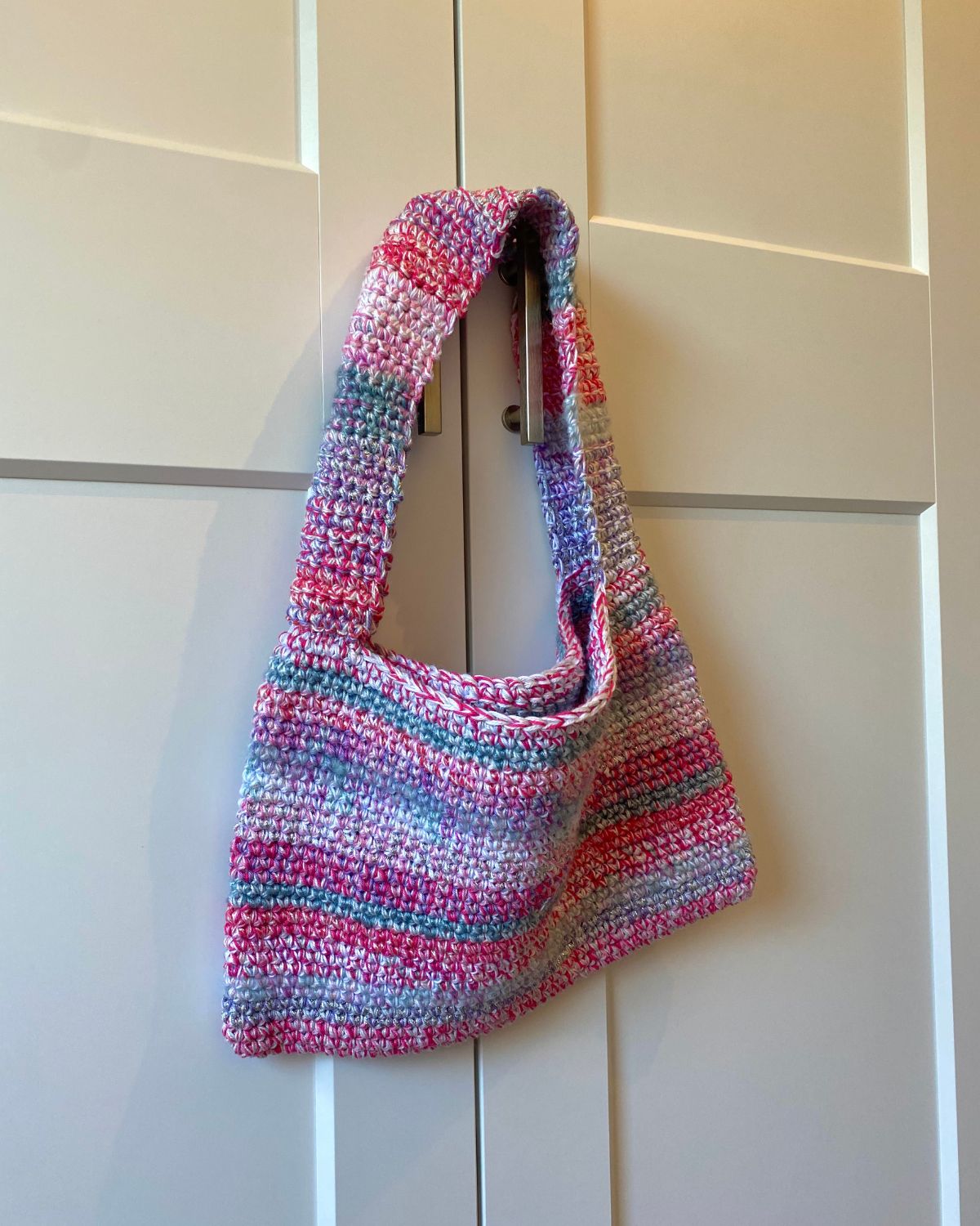 Flora shopper | Pink & Blue