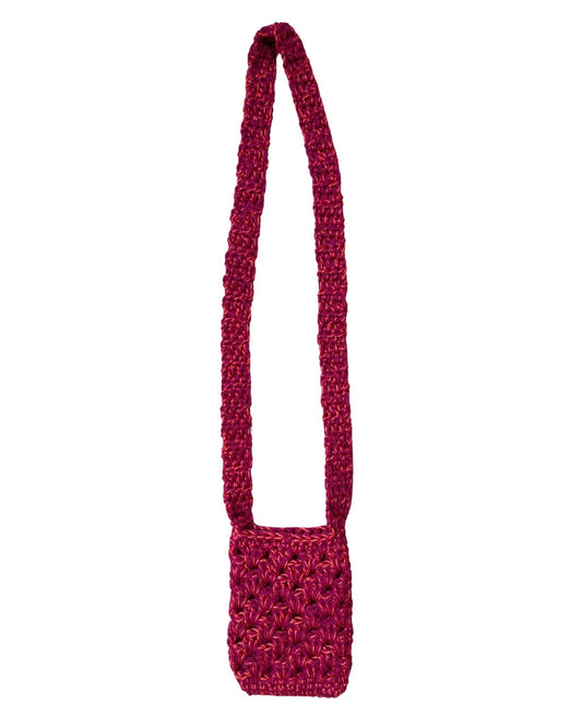 Milly phone bag | Fuchsia & Burnt Orange