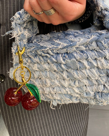 Cherry bag charm