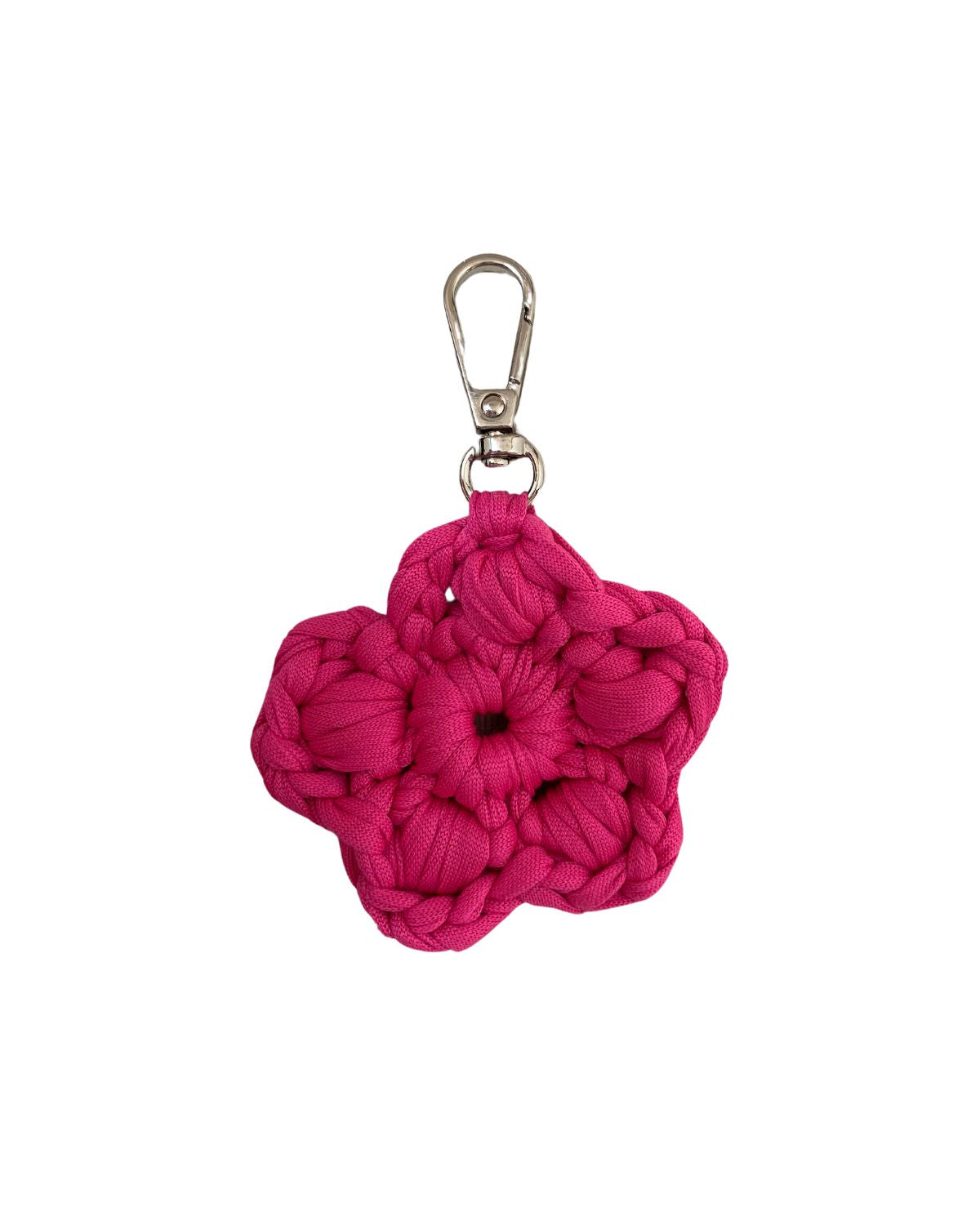 Flower bag charm mini | Pink